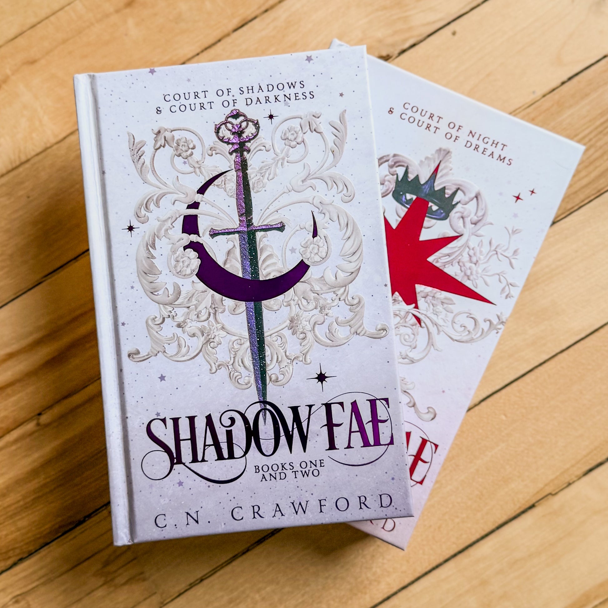 Shadow Fae 1-2 and 3-4 overlapping font covers